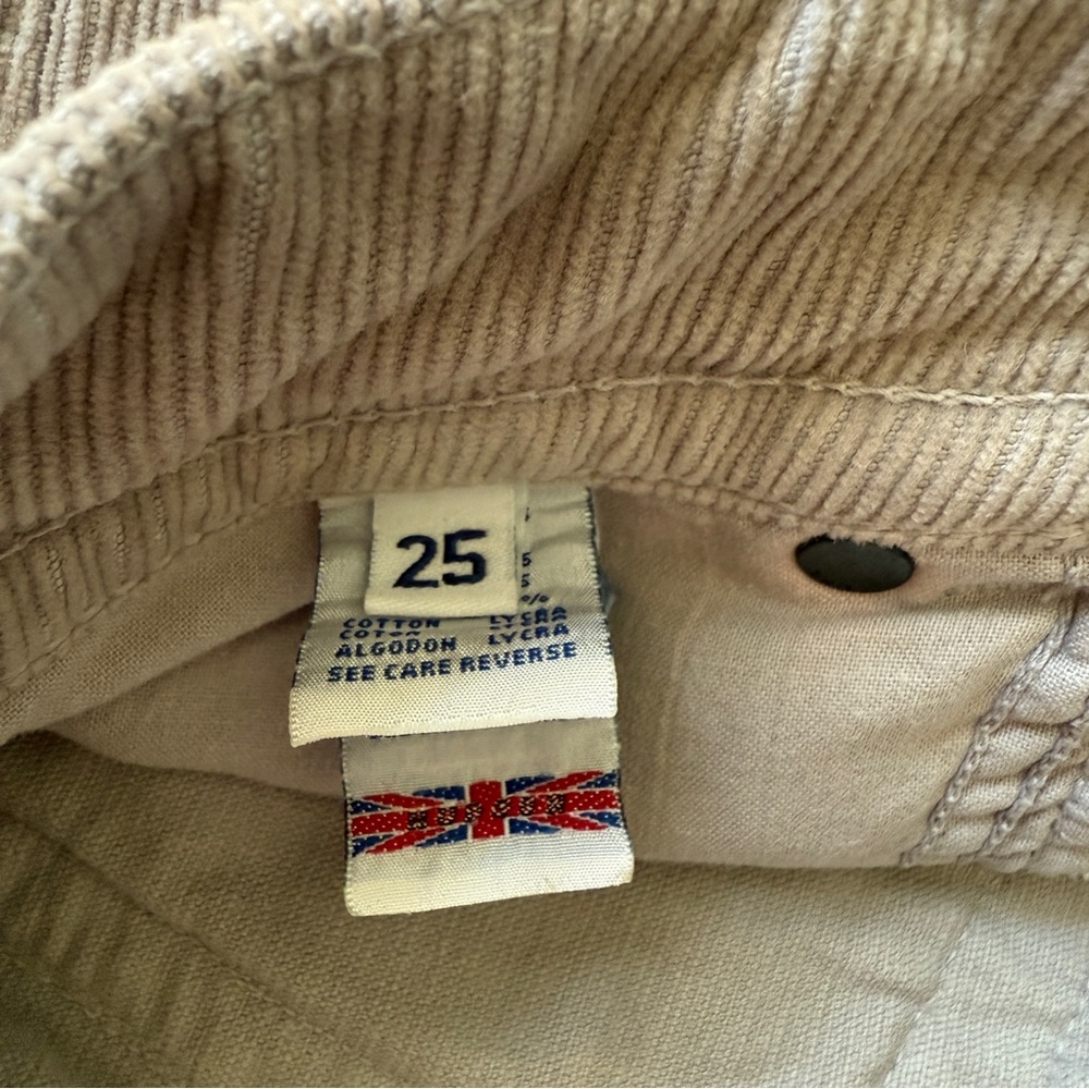 Vintage Y2K Hudson Jeans Heather Khaki Corduroy Pants - Picture 5 of 6